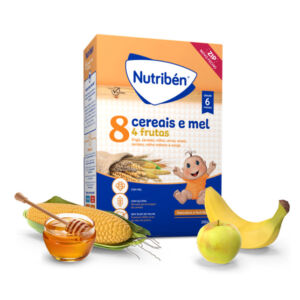 Nutribén Farinha 8 Cereais e Mel 4 Frutas 250G