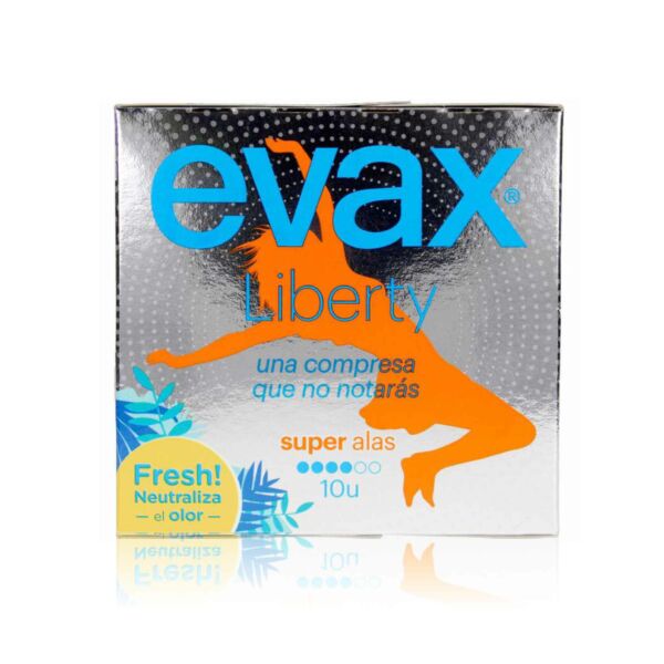 Pensos Íntimos EVAX Liberty Super Alas 10UN
