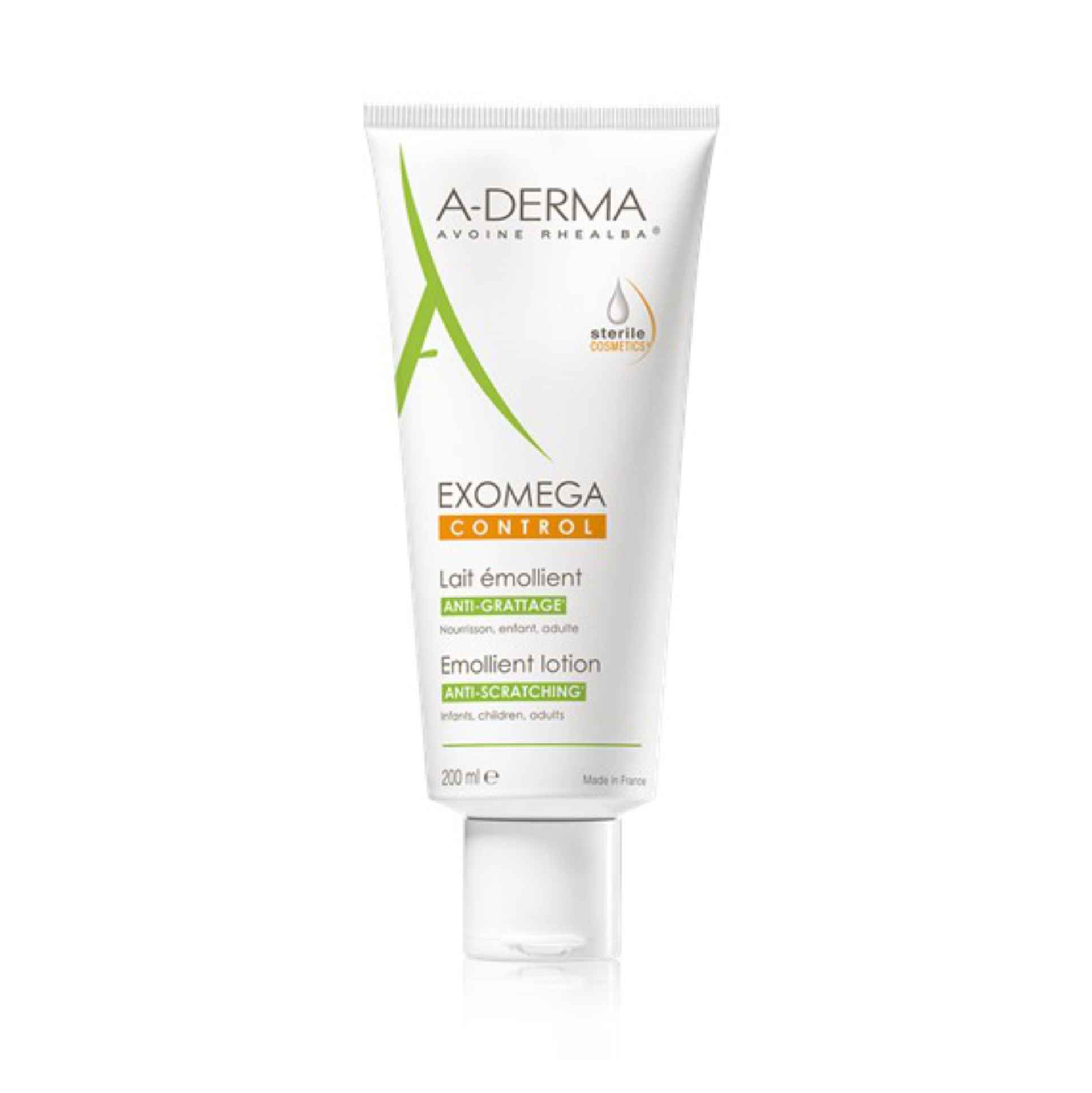 A-Derma Exomega Control Gel Lavante Emoliente 2 em 1 Corpo e Cabelo 200ml