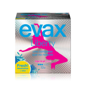 Pensos Íntimos EVAX Liberty Normal Alas 10UN