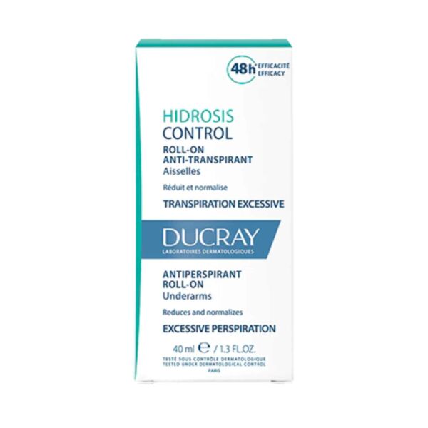 Ducray Hidrosis Control Roll-on Trans Exesso 40ml - Image 2