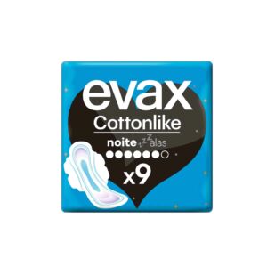 Pensos Evax Cotton Like Higiénicos Noite Alas 9un