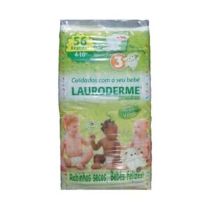 LAURODERME FRALDAS PREMIUM T3 4-10 KG 56 UN